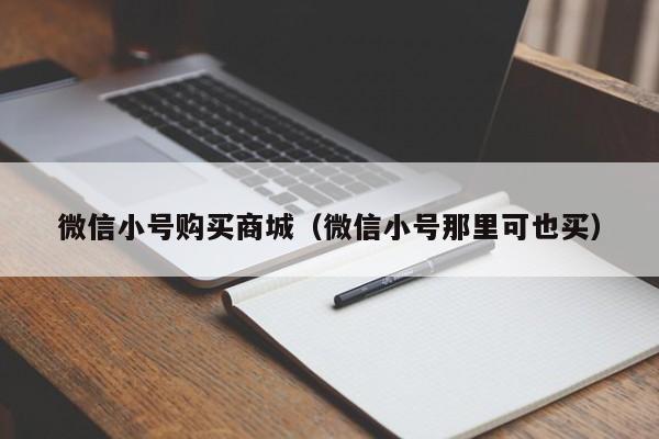 微信小号购买商城（微信小号那里可也买）