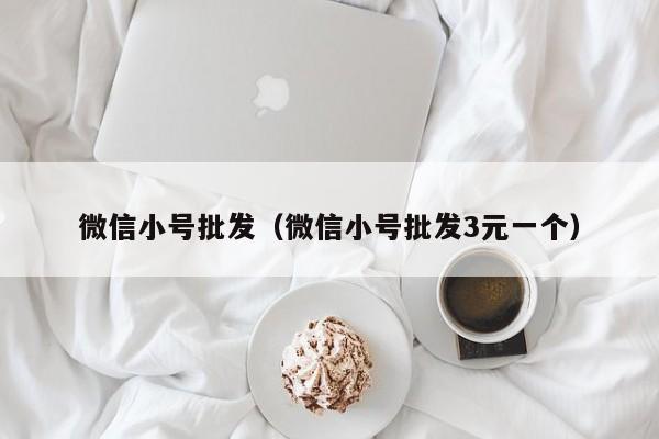 微信小号批发（微信小号批发3元一个）
